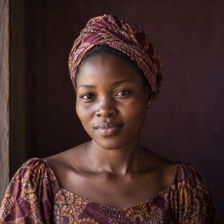 Portrait of a young woman